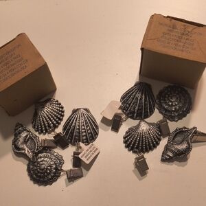 Silver Nautical Clip On Table Cloth Weight Sets (Bundle Of Two Sets)